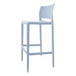 Taburete Bakhita Celeste H76 - Imagen 2