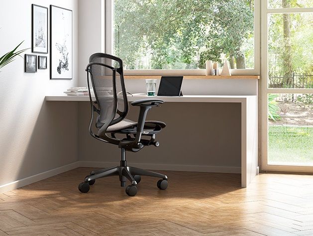Silla Ergonómica Contessa Seconda Negra-Gris 1 Contessa Seconda Negra 2