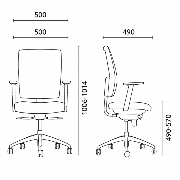 Silla Escritorio Clever Alta - Imagen 6