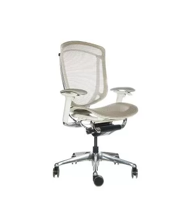 Contessa Seconda Beige Estructura Aluminio Silla Ergonómica