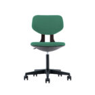 silla escritorio boomer negra verde 01
