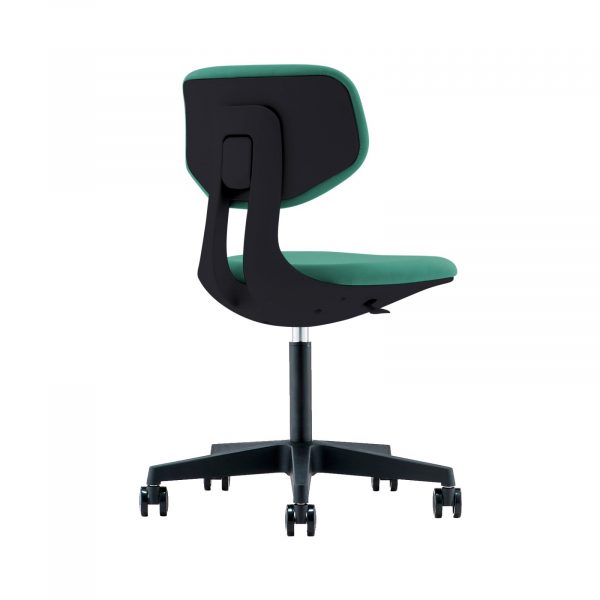 silla escritorio boomer negra verde 02