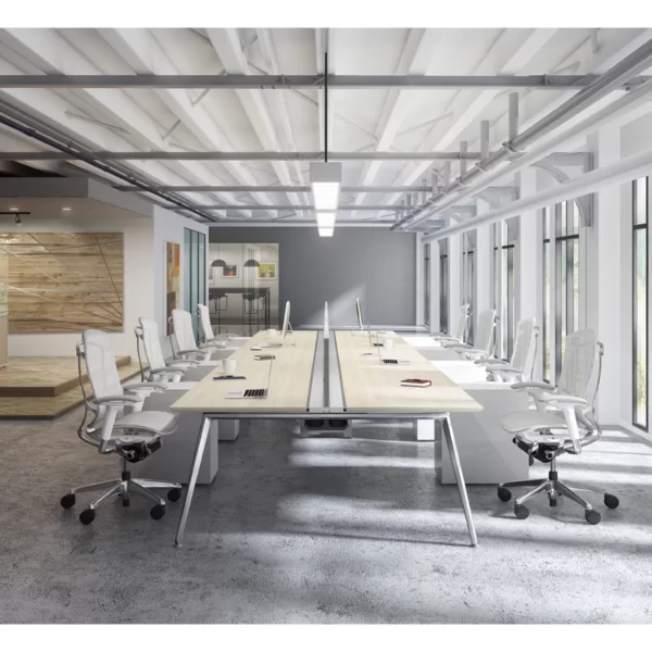 Contessa Seconda Beige Estructura Aluminio Silla Ergonómica - Imagen 9