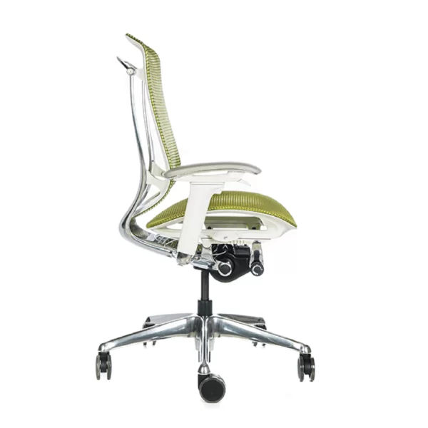 Contessa Seconda Verde Estructura Cromada Silla Ergonómica - Imagen 3
