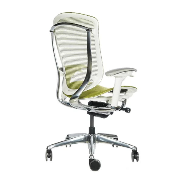 Contessa Seconda Verde Estructura Cromada Silla Ergonómica - Imagen 4