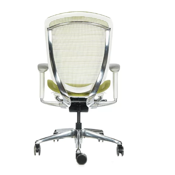 Contessa Seconda Verde Estructura Cromada Silla Ergonómica - Imagen 5