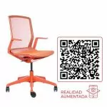 Silla Escritorio Cynara Roja - Imagen 7
