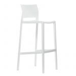 Taburete Bakhita Blanco H76 - Imagen 2