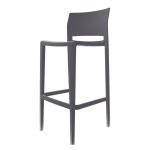 Taburete Bakhita Gris Oscuro H76 - Imagen 2
