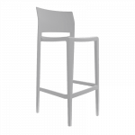 Taburete Bakhita Gris Claro H66 - Imagen 2