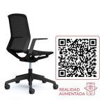 Silla Escritorio Cynara Negra - Imagen 5