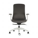 Silla Escritorio Allegra Tapizada Gris