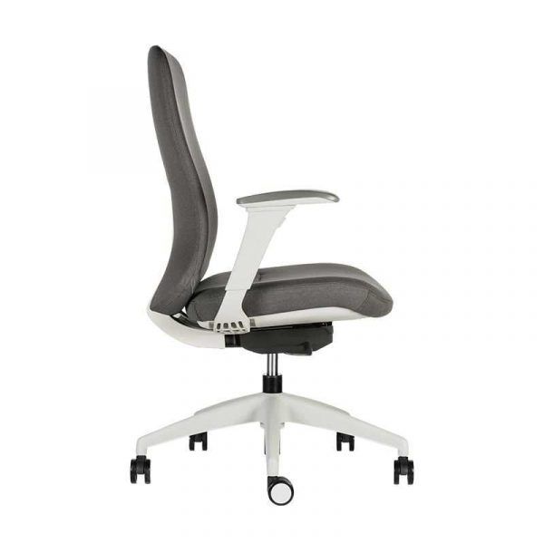 Silla Escritorio Allegra Tapizada Gris - Imagen 4