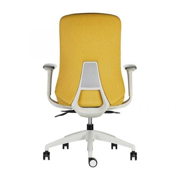 Silla Escritorio Allegra Tapizada Mostaza - Imagen 6