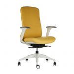 Silla Escritorio Allegra Tapizada Mostaza - Imagen 4