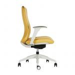 Silla Escritorio Allegra Tapizada Mostaza - Imagen 3
