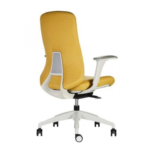 Silla Escritorio Allegra Tapizada Mostaza - Imagen 2