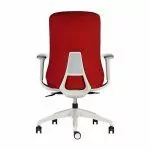 Silla Escritorio Allegra Tapizada Roja - Imagen 6