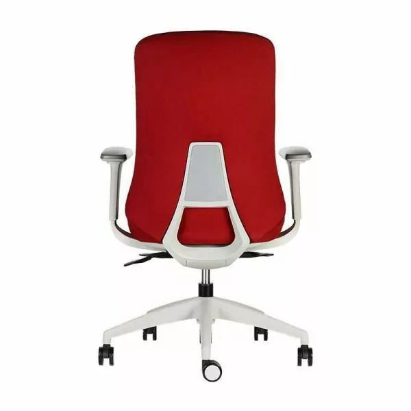 Silla Escritorio Allegra Tapizada Roja - Imagen 6