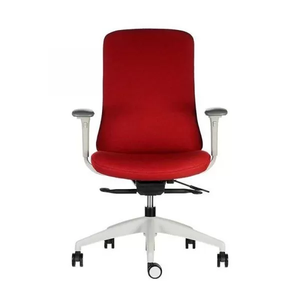 Silla Escritorio Allegra Tapizada Roja - Imagen 5