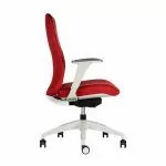 Silla Escritorio Allegra Tapizada Roja - Imagen 3