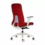 Silla Escritorio Allegra Tapizada Roja - Imagen 2