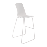 Taburete Bali Blanco Base Trineo - Imagen 4