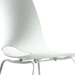 Taburete Bali Blanco Base Trineo - Imagen 6