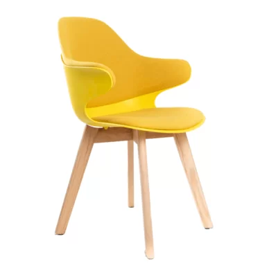 Silla poltrona Ibiza mostaza
