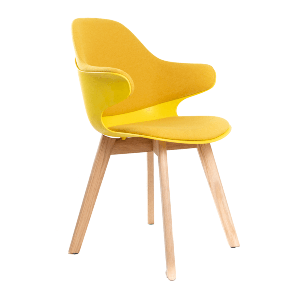 Silla poltrona Ibiza mostaza