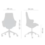 Silla Lives Ergonómica Rosa - Imagen 5