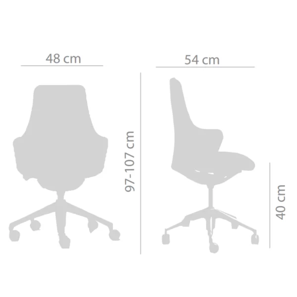 Silla Lives Ergonómica Rosa - Imagen 5
