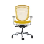 Contessa Seconda Amarilla Estructura Cromada Silla Ergonómica - Imagen 2