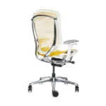 Contessa Seconda Amarilla Estructura Cromada Silla Ergonómica - Imagen 4
