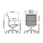 Silla Escritorio Ibis Gris - Imagen 6