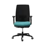 Silla Escritorio Luxor Negra/Verde