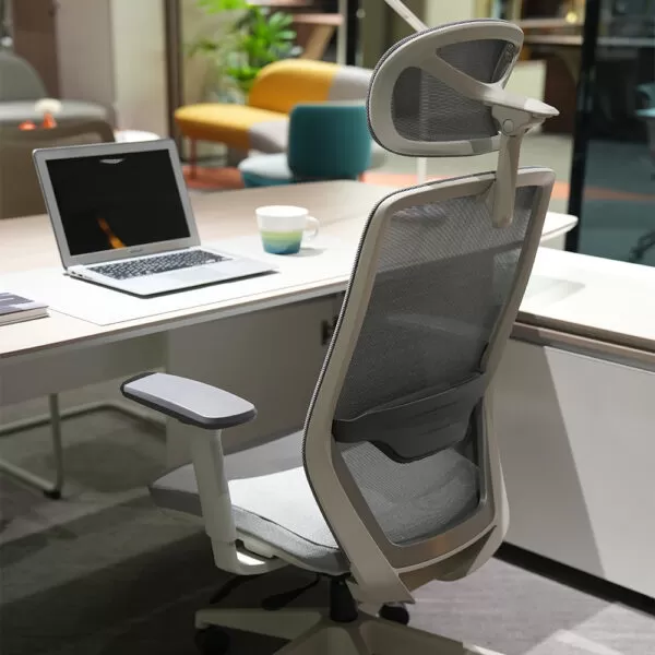 Silla escritorio C1 Cabecero gris - Imagen 7
