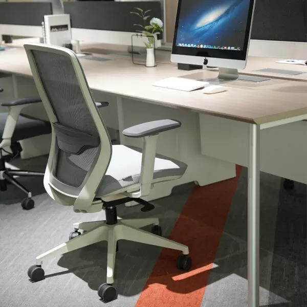 Silla escritorio C1 gris - Imagen 5