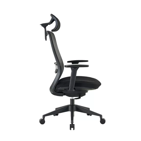 Silla escritorio C1 Cabecero negra - Imagen 3