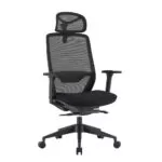 Silla escritorio C1 Cabecero negra