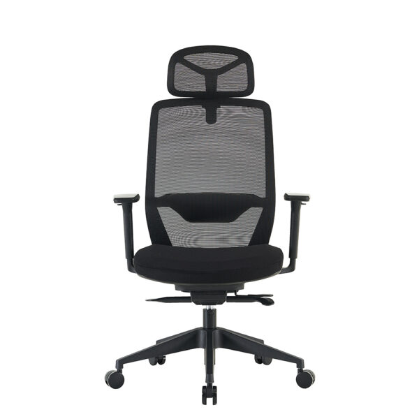 Silla escritorio C1 Cabecero negra - Imagen 2