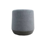 Pouf Kyoto S Gris  - Base Gris Oscuro