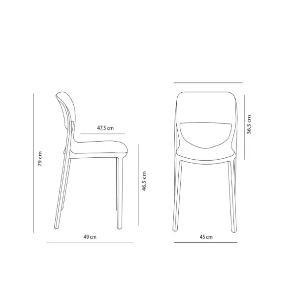Silla Diana Rosa - Imagen 5