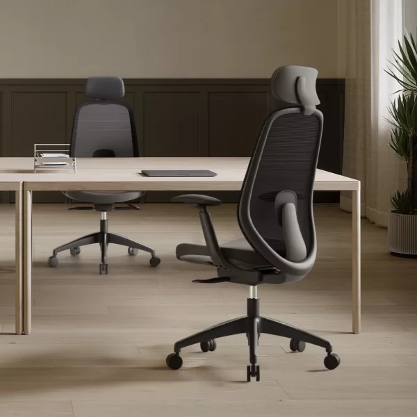 Silla Escritorio Slim Con Cabecero - Imagen 7
