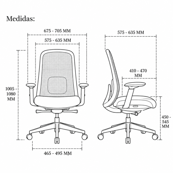 Silla Ergonómica Cirá - Imagen 5